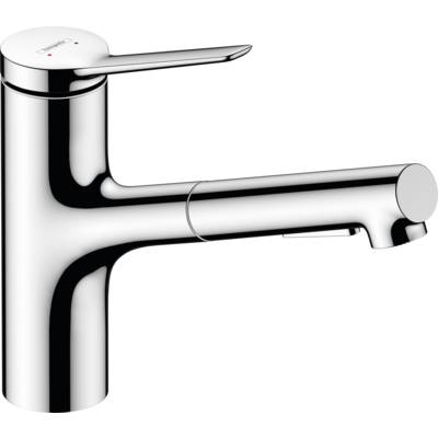 Mitigeur évier avec douchette ZESIS chromé - Gedimat - HANSGROHE