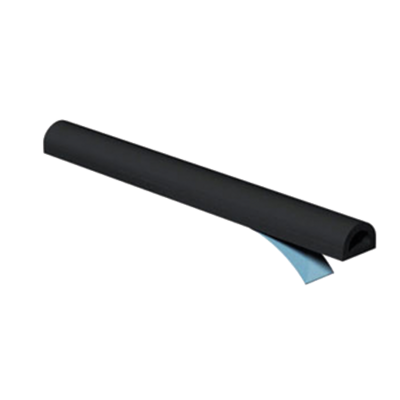 Joint de calfeutrement ELTON - Profil D pour espace important - Noir - rouleau de 15 m - 3000037 - FRANCE CALFEUTRAGE SARL - Groupe ELTON