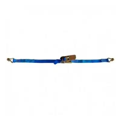 Sangle arrimage LEVAC - Larg.25 mm - 400 Kg - Crochet double soudé - L.5 m - 4552A05