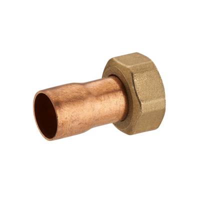Raccord droit laiton/cuivre à écrou prisonnier - femelle ø12 x 17 mm - Gedimat - NOYON ET THIEBAULT