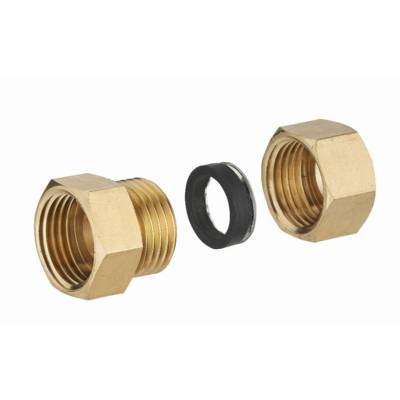 Raccord laiton à joint mixte femelle F1/2' (15x21) pour tube cuivre NOYON & THIEBAULT - Ø 12 mm - 413G-1512L1