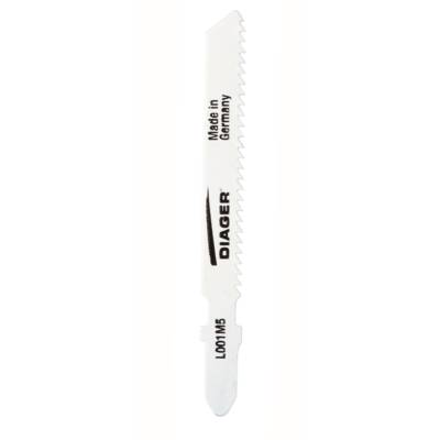 Lame de scie sauteuse bi-métal flex pour tôles et profilés fins, acier, inox, alu 2,5-6mm 76mm - pack de 5 pièces - Gedimat - DIAGER