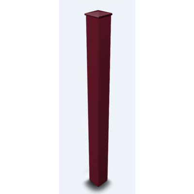 Potelet Citizen tête diamant  □ 8 cm - Poteau de ville coloris variable