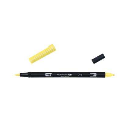 Feutre Dessin Double Pointe ABT Dual Brush Pen 062 jaune pâle - TOMBOW