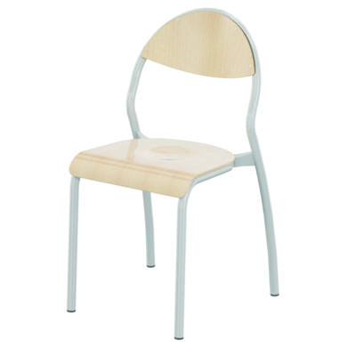 Chaise NUAGE assise et dossier bois Blueprotech® piètement époxy - T5