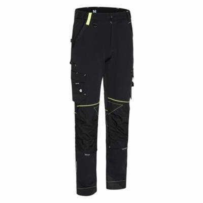 Pantalon - NORTH WAYS - Sacha Noir/Jaune fluo 1388 T.56 - NINE WORTH