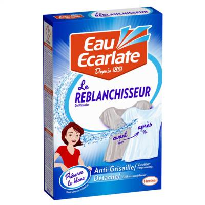 Reblanchisseur – Poudre 500g – Spécial Blanc – Anti-Grissaille + Détache