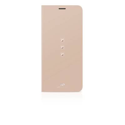 Etui Portfeuille "Crystal" pour Samsung Galaxy S9+, Or