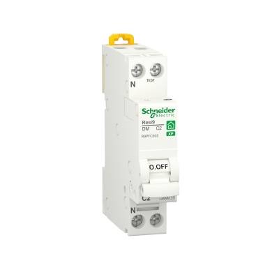 Disjoncteur modulaire SCHNEIDER ELECTRIC - 1P+N - 2A - courbe C - peignable - R9PFC602R - Maxoutil