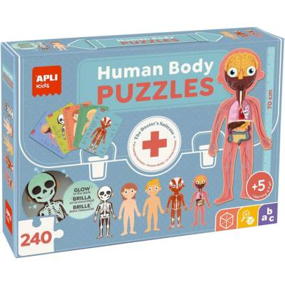 Puzzle - Enfant - 240 pièces - Apprendre le corps humain
