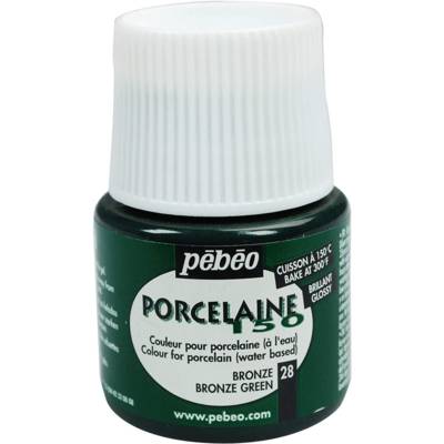 Flacon 45 ml Peinture P150 porcelaine Coloris vert bronze