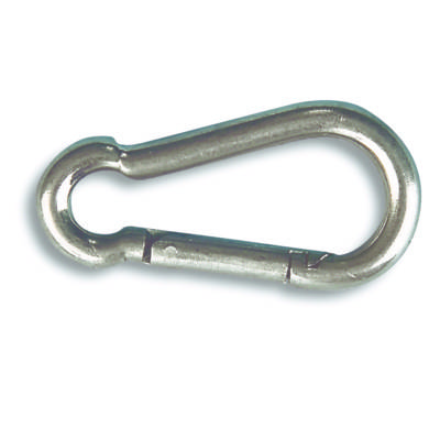 Mousqueton pompier acier inoxydable D6mm L.60mm - Gedimat - CHAPUIS