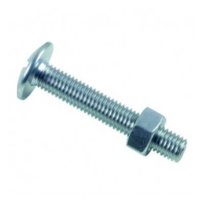 Boulon poêlier LENNIE tête ronde large - Ø6x50 - boite de 100 - BRL0605002B