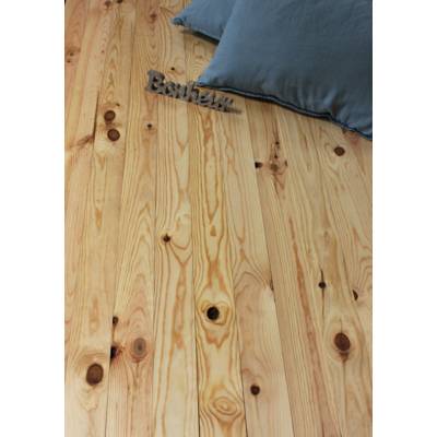 Parquet pin des landes brut à clouer - 2000 x 100 x 23 mm - Gedimat - GASCOGNE BOIS