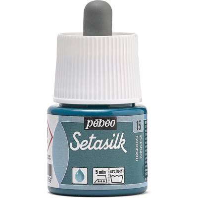 Peinture setasilk 45ml turquoise