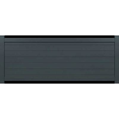 Clôture kit de départ LACAUNE alu gris anthracite structuré - Gedimat