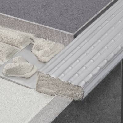 Profilé Schlüter-TREP-E acier - 2,5m H.11mm - Gedimat - SCHLUTER SYSTEMS