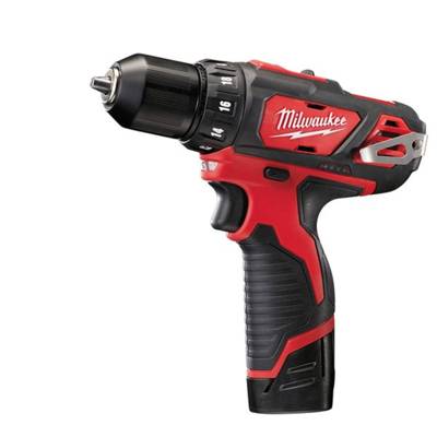 Perceuse visseuse M12 BDD-202X - MILWAUKEE -avec  2 Batteries  2.0Ah + chargeur + coffret Dynacase - 4933446040 - Maxoutil