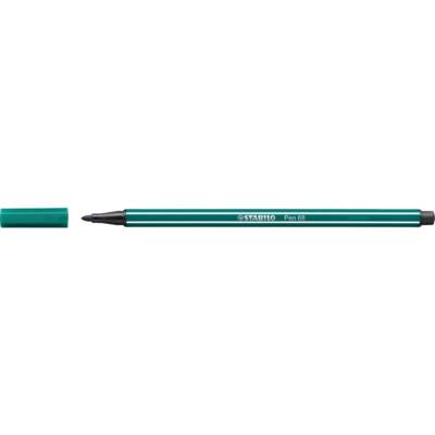 Feutre de Dessin PEN 68 Pte ogive Moyenne 1 mm Vert bleu - STABILO