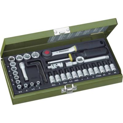 Coffret douilles mécanicien de précision 1/4" (36 pièces) - PROXXON - 23080