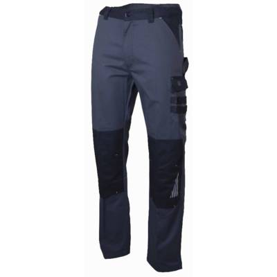 Pantalon de travail Sulfate multipoche zéro métal - Gris sombre / Noir - T.44 - LMA - 1622 T44