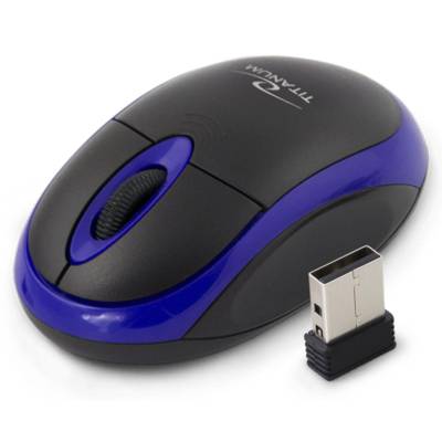 Souris optique sans fil Vulture 3D TM116B Bleue