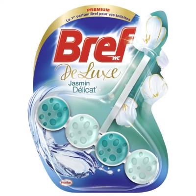 Bloc WC 50g Deluxe Jasmin Délicat – Nettoyant WC