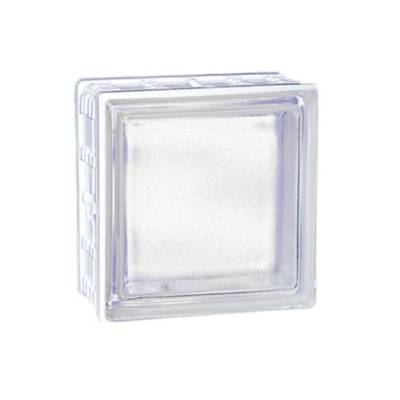 Brique de verre CUBIVER nuagée incolore - 19,6 x 19,6 x 8 cm - Gedimat - LA ROCHERE