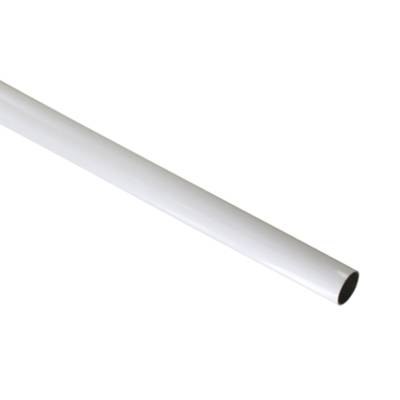 Tube de penderie rond laqué blanc diam.18mm long.1m en vrac 1 pièce - Gedimat