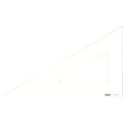 Equerre 60° Bord Droit 40cm Transparent Qualité optique Transparent