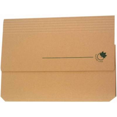 Lot de 10 Pochettes VIP Nature Line 24x32 cm Kraft Ecru