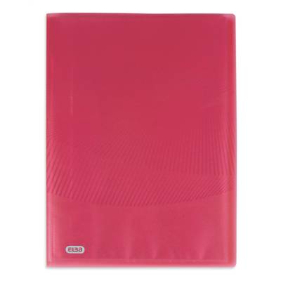 Protège-documents OSMOSE 40 vues 20 pochettes polypropylène translucide rose