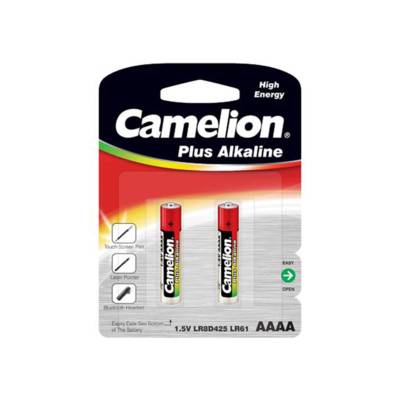 Pack de 2 piles Camelion Plus Alcaline LR61/1.5V /AAAA
