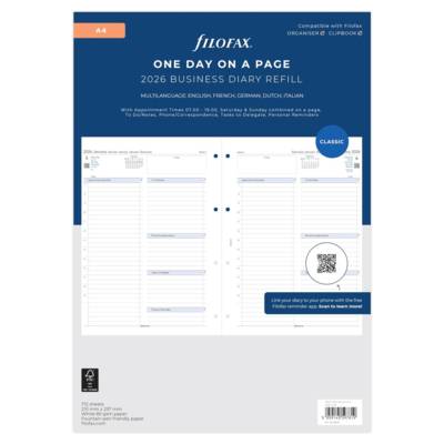 A4 Jour par page - multilingue - 2026