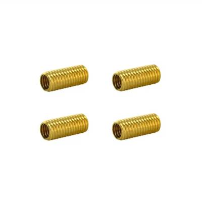 Adaptateur pied de lit à visser 10 x 23 mm laiton - lot de 4 pièces - Gedimat - NORAIL