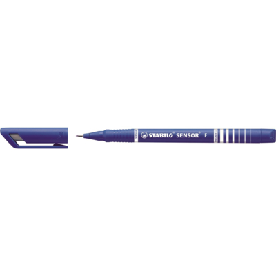 Stylo feutre Fineliner Sensor pointe fine bleu - STABILO