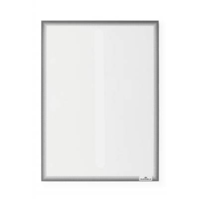 Pochette d'affichage A4 Vitrostatique gris anthracite