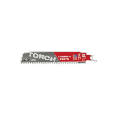 Lame scie sabre TCT TORCH 150 mm x 7 TPI - 5 pièces - MILWAUKEE - 48475501