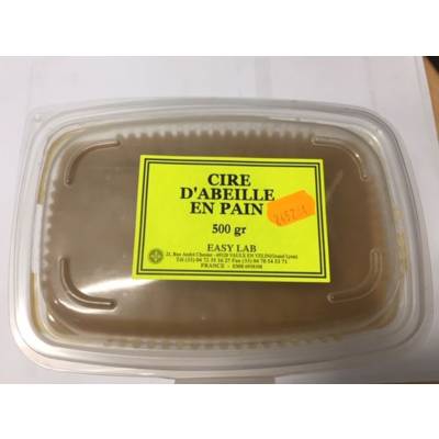 Cire d'abeille en pain 500g EASY LAB - Maxoutil