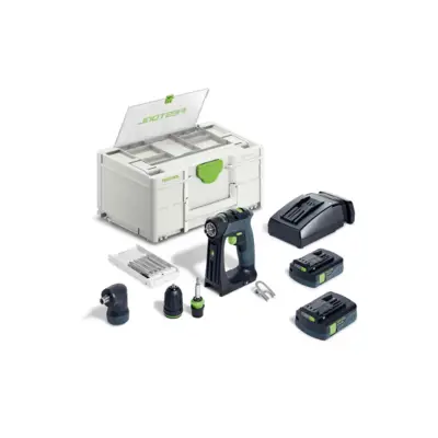 Perceuse-visseuse sans fil CXS 18 C 3,0-Set - FESTOOL - avec 2 batterie 18V 3.0AH - Systainer - 576884