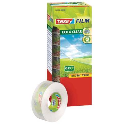 Film Eco & clear, transparent, 15 mm x 10 m, support de