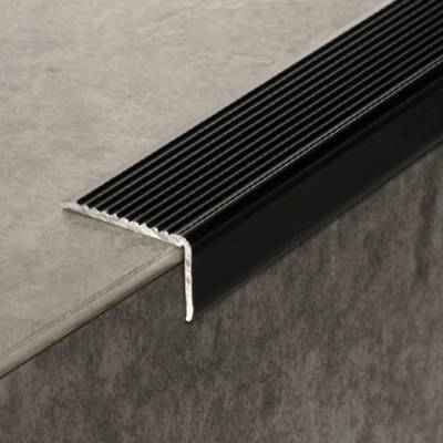 Nez de marche 25S adhésivé VHB 25 x 15 mm - 3 m - noir - Gedimat - DINAC
