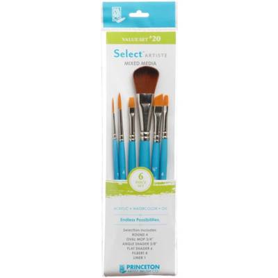 Pinceau SELECT ARTISTE syn set value 20- 6 pinceaux - PRINCETON