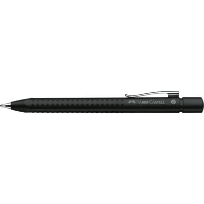 Stylo bille Grip 2011 corps triangulaire pointe large noir mat - Faber-Castell