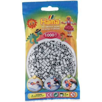 Sachet de 1000 Perles à repasser Midi 5 mm Gris clair