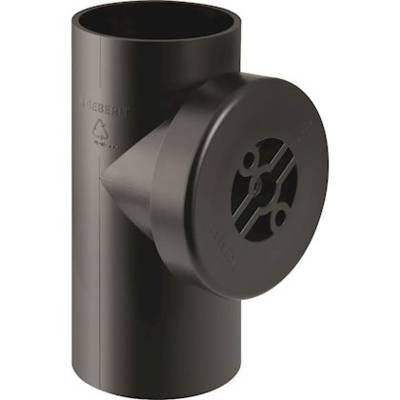 Pièce de nettoyage 90° PE avec trappe de visite ronde GEBERIT D.125 x 110 mm - 368.451.16.1 - Maxoutil