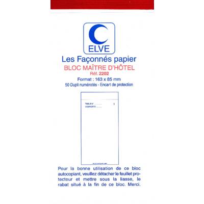 Bloc MAITRE D'HOTEL 165X85 50/2+0