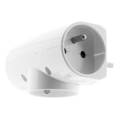 Triplite 3x16A prises latérales blanches - Gedimat - ZENITECH
