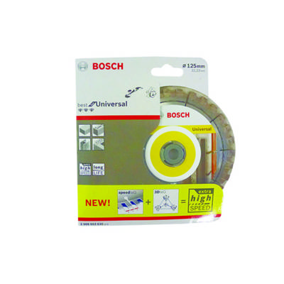 Disque à tronçonner diamanté multi matériaux Expert BOSCH 125 mm - 2608900660