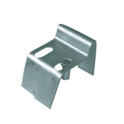 Sabot de portail à sceller gâche réglable noir - 170mm - Gedimat - AFBAT